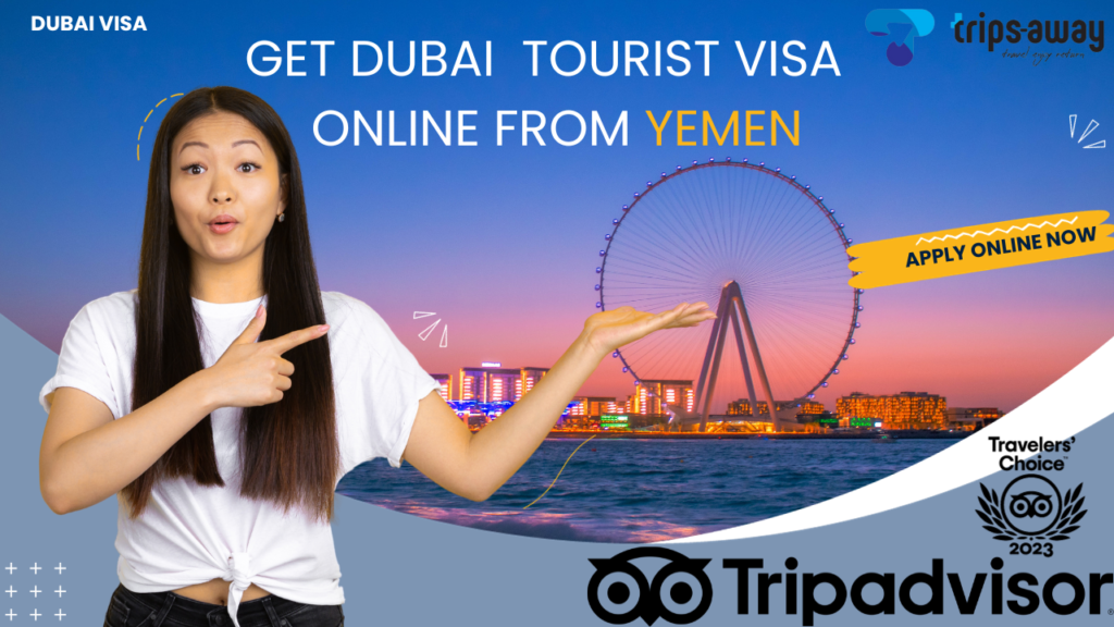 get dubai tourist visa from yemen image